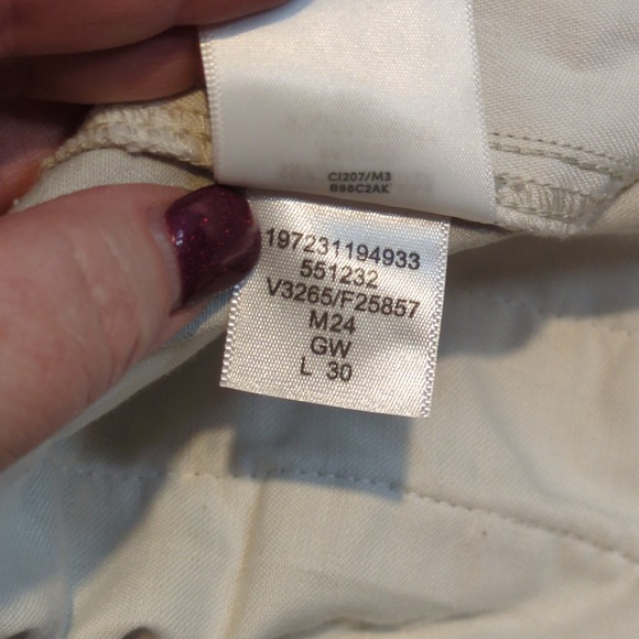 Lands' End Men's Relaxed Fit Deck Pants Soft Putty L 36-38 x 30 NWOT - Picture 8 of 9